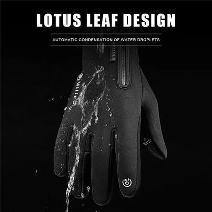 VILICO A0090 1 Pair Winter Warm Gloves Outdoor Cycling Windproof Touch Screen Full Finger Gloves