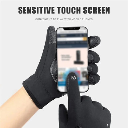 VILICO A0091 1 Pair Winter Warm Gloves Waterproof Windproof Touch Screen Full Finger Gloves