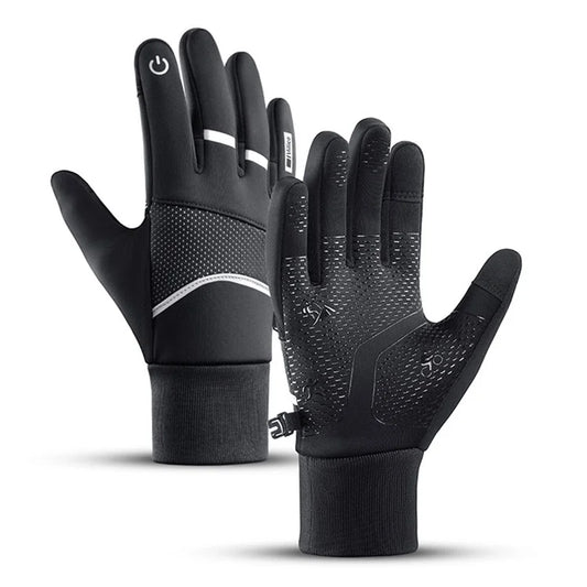 VILICO A0093 1 Pair Winter Sport Gloves Anti-skid Warm Touch Screen Full Finger Gloves