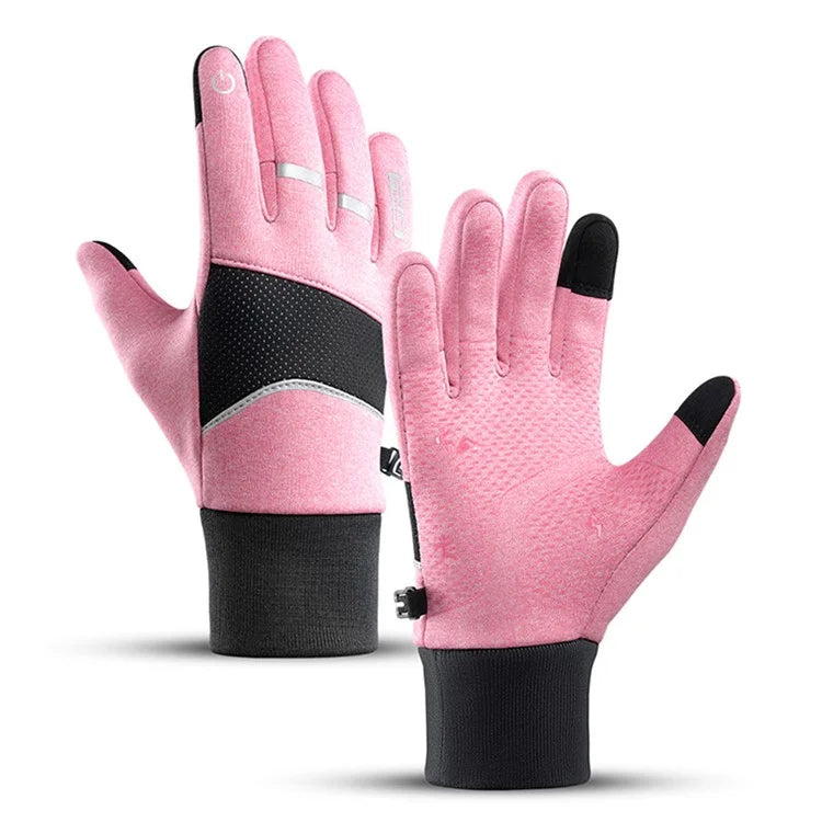 VILICO A0093 1 Pair Winter Sport Gloves Anti-skid Warm Touch Screen Full Finger Gloves
