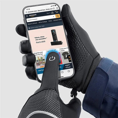 VILICO A0093 1 Pair Winter Sport Gloves Anti-skid Warm Touch Screen Full Finger Gloves