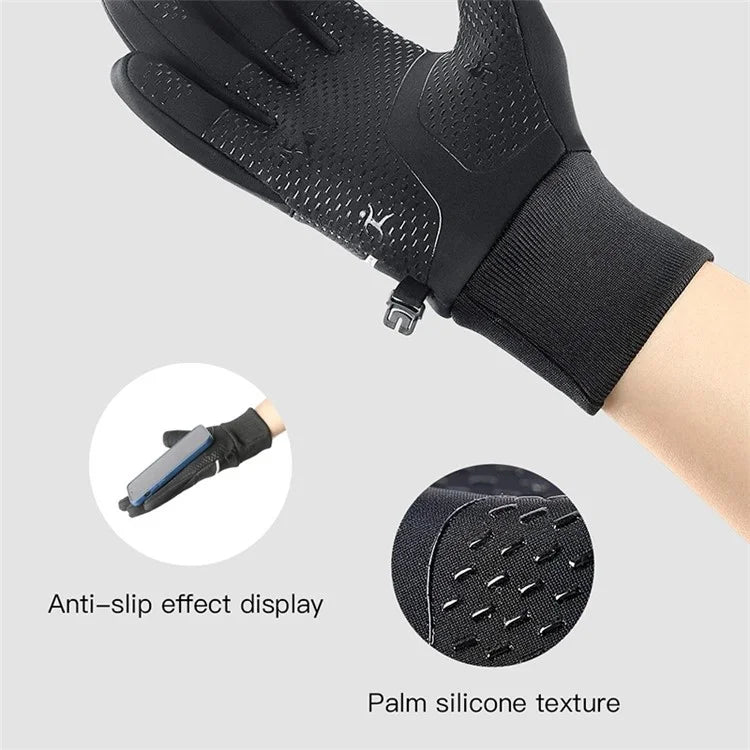 VILICO A0093 1 Pair Winter Sport Gloves Anti-skid Warm Touch Screen Full Finger Gloves