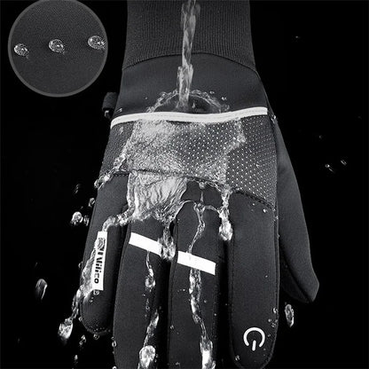 VILICO A0093 1 Pair Winter Sport Gloves Anti-skid Warm Touch Screen Full Finger Gloves