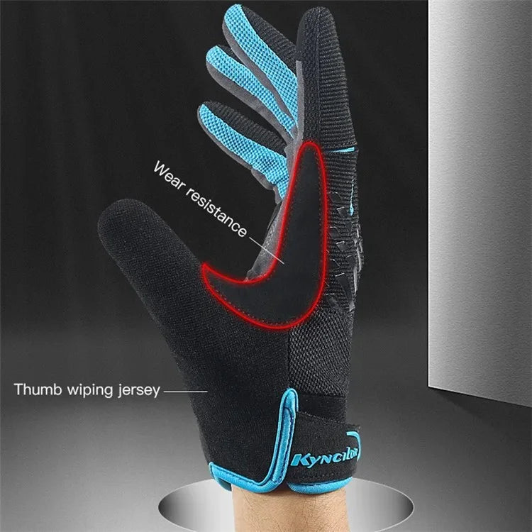 KYNCILOR A0023 1 Pair Breathable Cycling Gloves Touch Screen Bicycle Gloves Shockproof Bike Gloves
