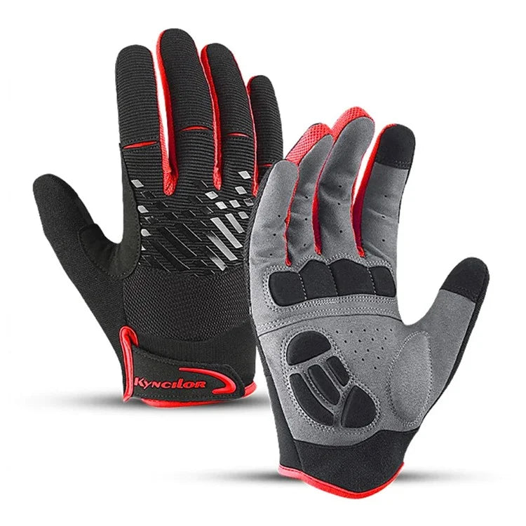KYNCILOR A0023 1 Pair Breathable Cycling Gloves Touch Screen Bicycle Gloves Shockproof Bike Gloves