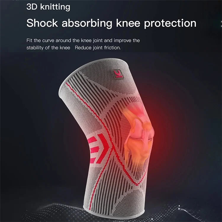 VILICO AB086 1 Pair Anti-slip Stretch Knee Brace Outdoor Sports Knitted Knee Protector