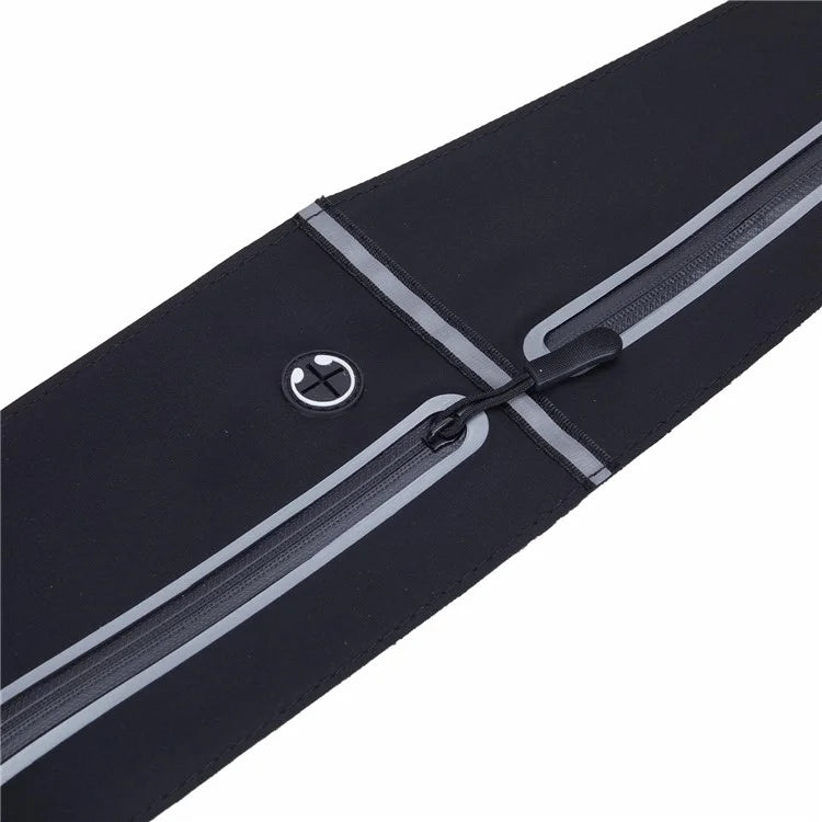 Sport Belt Bag with Zipper Waterproof Waist Pouch for 7 inch Phones