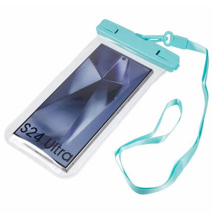 Waterproof Phone Pouch Case Holder for Under 6.5-inches Phone Underwater Clear Cellphone Dry Bag