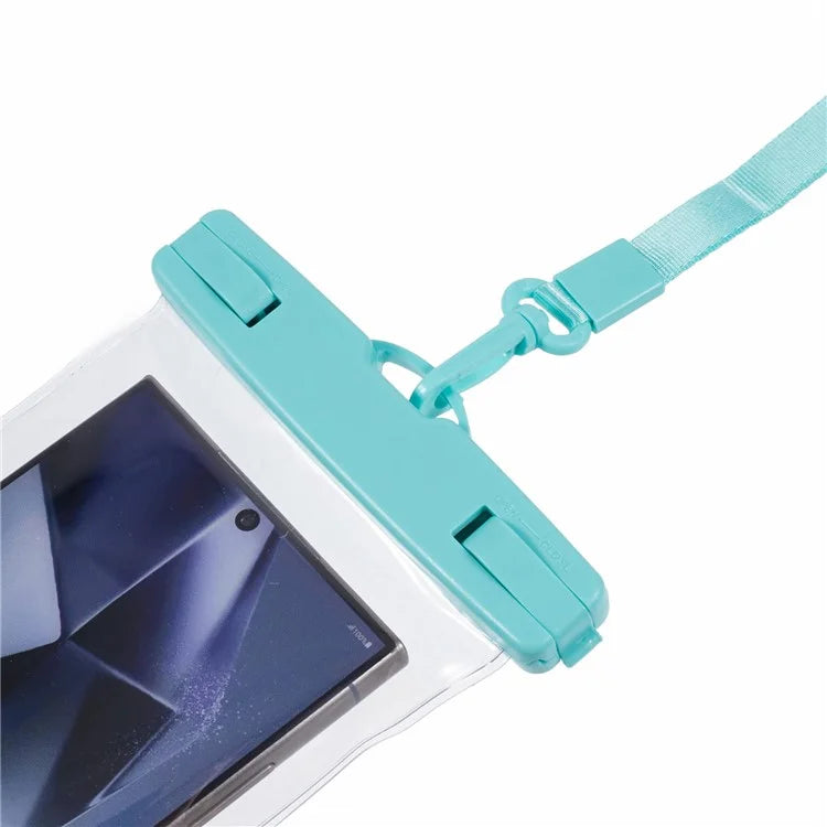 Waterproof Phone Pouch Case Holder for Under 6.5-inches Phone Underwater Clear Cellphone Dry Bag