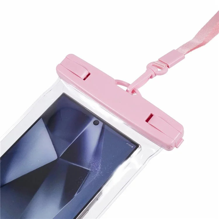 Waterproof Phone Pouch Case Holder for Under 6.5-inches Phone Underwater Clear Cellphone Dry Bag