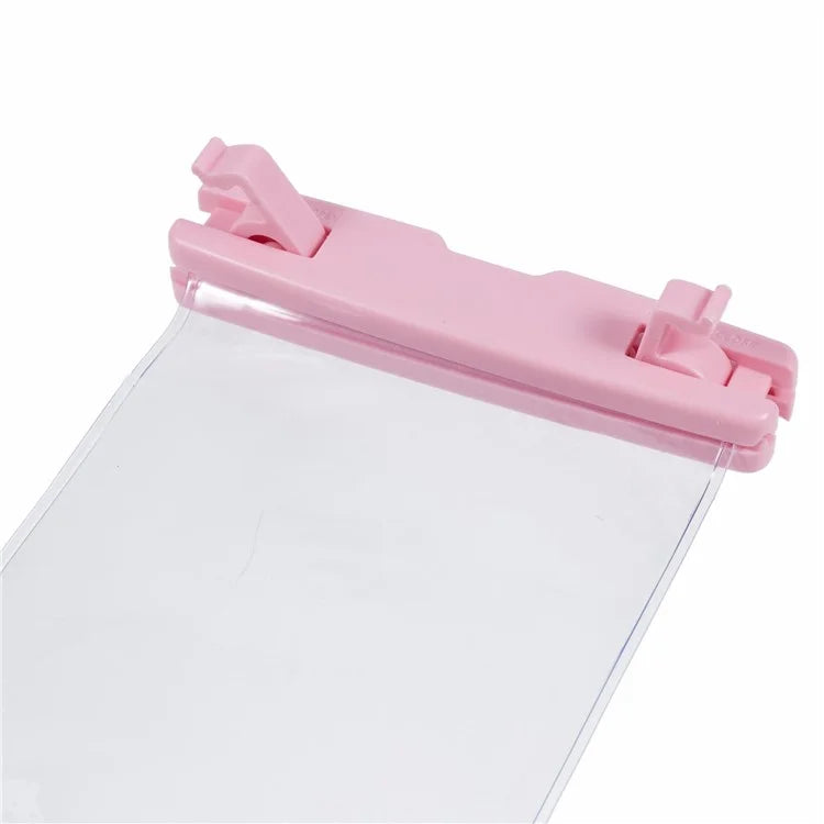 Waterproof Phone Pouch Case Holder for Under 6.5-inches Phone Underwater Clear Cellphone Dry Bag
