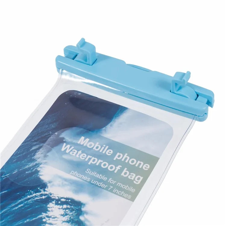 Waterproof Phone Pouch Case Holder for Under 6.5-inches Phone Underwater Clear Cellphone Dry Bag