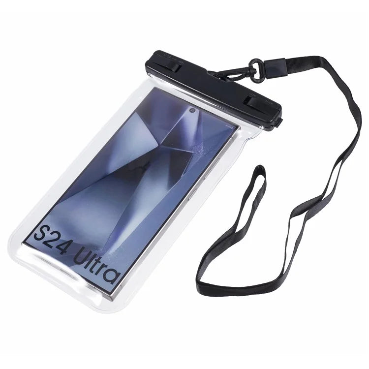 Waterproof Phone Pouch Case Holder for Under 6.5-inches Phone Underwater Clear Cellphone Dry Bag