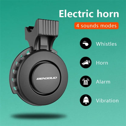 BENGGUO BG-777 Bike Electric Horn Rechargeable High Decibel Bicycle Cycling Warning Bell