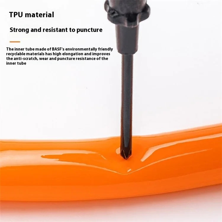 Ultra-Light Road Bike TPU Inner Tube with 2 Tire Repair Patch