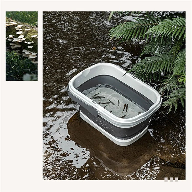 AOTU Multi-Function Outdoor Picnic Basket with Collapsible Table Water Basket