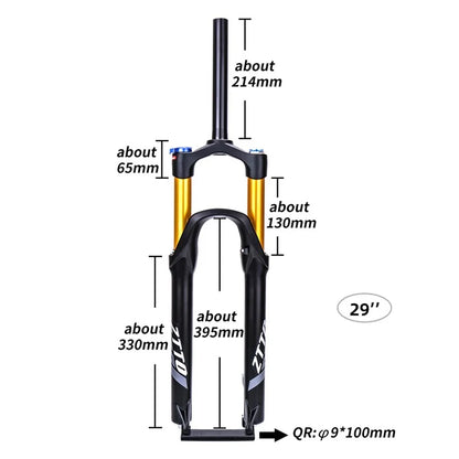 ZTTO ZT-01 Mountain Bike Front Fork Alloy Air Pressure Shock Absorption Front Fork