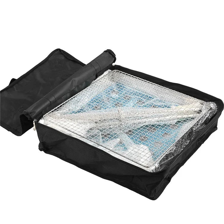 HALIN DS3302 Portable Outdoor Camping Picnic BBQ Grill Stainless Steel Charcoal Burning Cooking Stove (No FDA, BPA-Free)