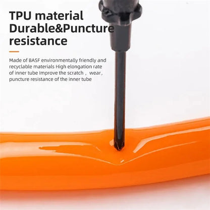 ROCKBROS 700*18-32C FV Valve 85mm TPU Inner Tube for Bicycle Road Bike Wear Resistant Inner Tube