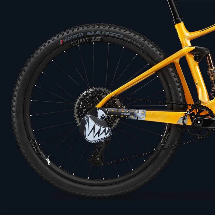 ENLEE E22103 Graffiti Mountain Bicycle Rear Derailleur Protector Cover with Cable Ties