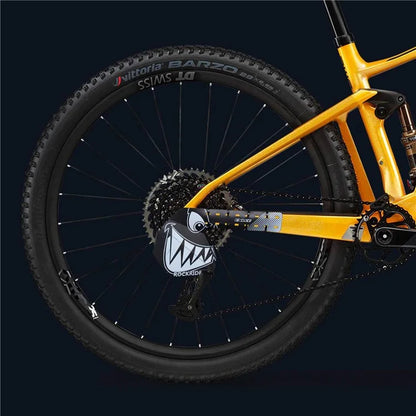 ENLEE E22103 Graffiti Mountain Bicycle Rear Derailleur Protector Cover with Cable Ties