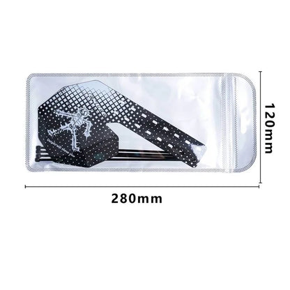 ENLEE E22103 Graffiti Mountain Bicycle Rear Derailleur Protector Cover with Cable Ties