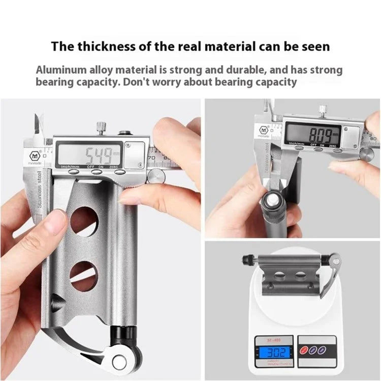 Aluminum Alloy Bicycle Holder Wall Mount Hanging Hook, Load Bearing Capacity: 60kg