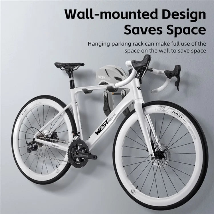 WEST BIKING YP0712041 Wall Mounted Hanger Bike Rack Space Saving Bicycle Storage Holder