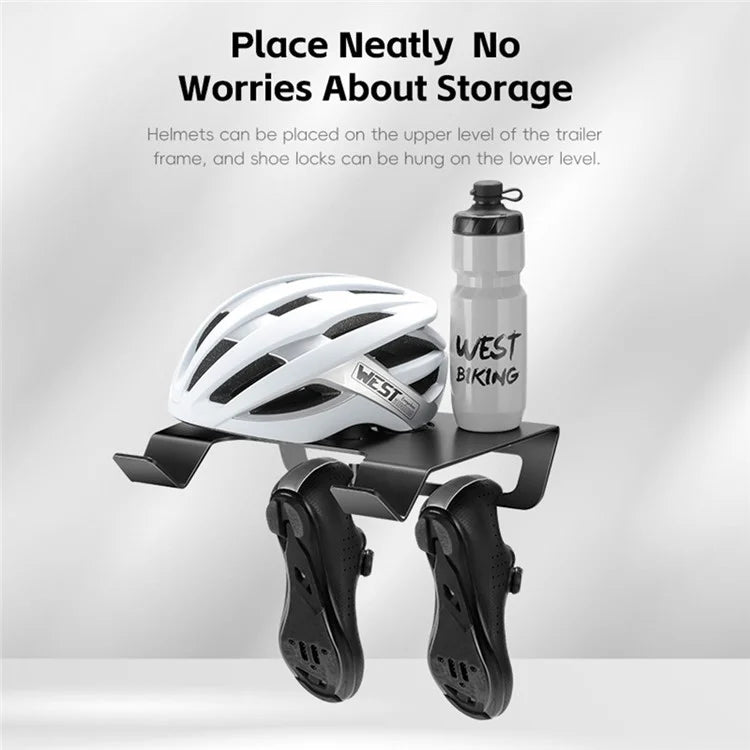 WEST BIKING YP0712041 Wall Mounted Hanger Bike Rack Space Saving Bicycle Storage Holder