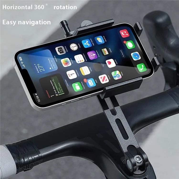 WEST BIKING YP0715080 Bike Aluminum Alloy Phone Holder Mount Cycling Bicycle GPS Bracket