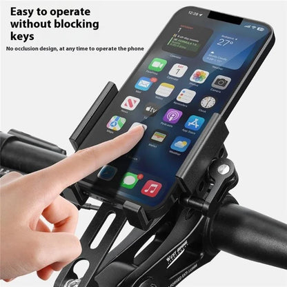 WEST BIKING YP0715080 Bike Aluminum Alloy Phone Holder Mount Cycling Bicycle GPS Bracket