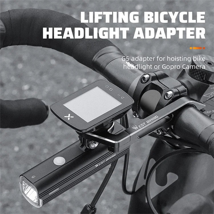WEST BIKING YP0719358 Bicycle Computer Mount Holder Aluminum Alloy Bike Handlebar Computer Bracket