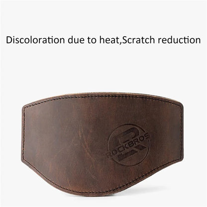 ROCKBROS MTB002 Motorcycle Shift Lever Shoe Cover Non-slip Leather Shoes Protection Gear Shift Pad