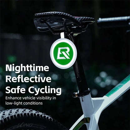 ROCKBROS E003 Cycling Reflective Sticker Night Visibility Safety Cycling Logo EVA Round Reflective Markers