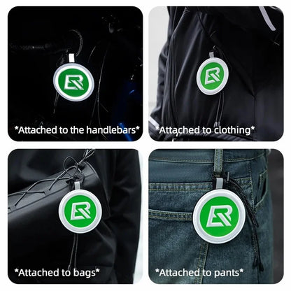ROCKBROS E003 Cycling Reflective Sticker Night Visibility Safety Cycling Logo EVA Round Reflective Markers