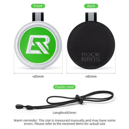 ROCKBROS E003 Cycling Reflective Sticker Night Visibility Safety Cycling Logo EVA Round Reflective Markers