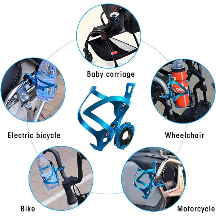 JUNSUNMAY BH001 Aluminum Alloy Bicycle Water Bottle Bracket MTB Bike Bottle Cage with Rotation Base