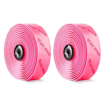 WEST BIKING YP0804075 2Pcs PU Leather+EVA Handlebar Tape Road Bike Handle Wrap