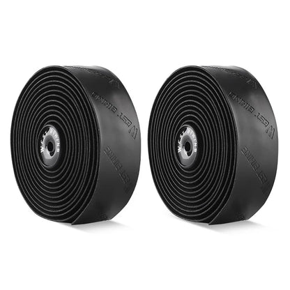 WEST BIKING YP0804075 2Pcs PU Leather+EVA Handlebar Tape Road Bike Handle Wrap