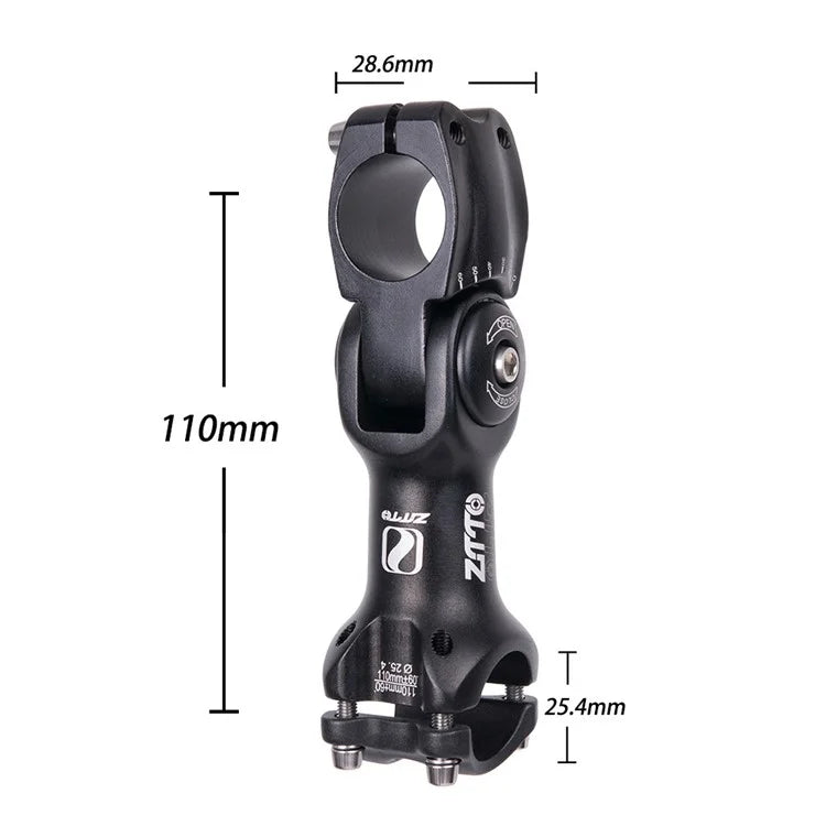 ZTTO Aluminum Alloy Bike Stem MTB Stem Degree Adjustable Raise Up Function Bicycle Tool