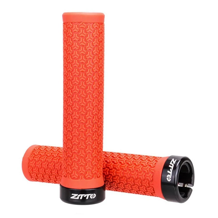 ZTTO AG13 Bike Aluminum Alloy Lockable Ring Grip Anti-Slip Rubber Handle Grip