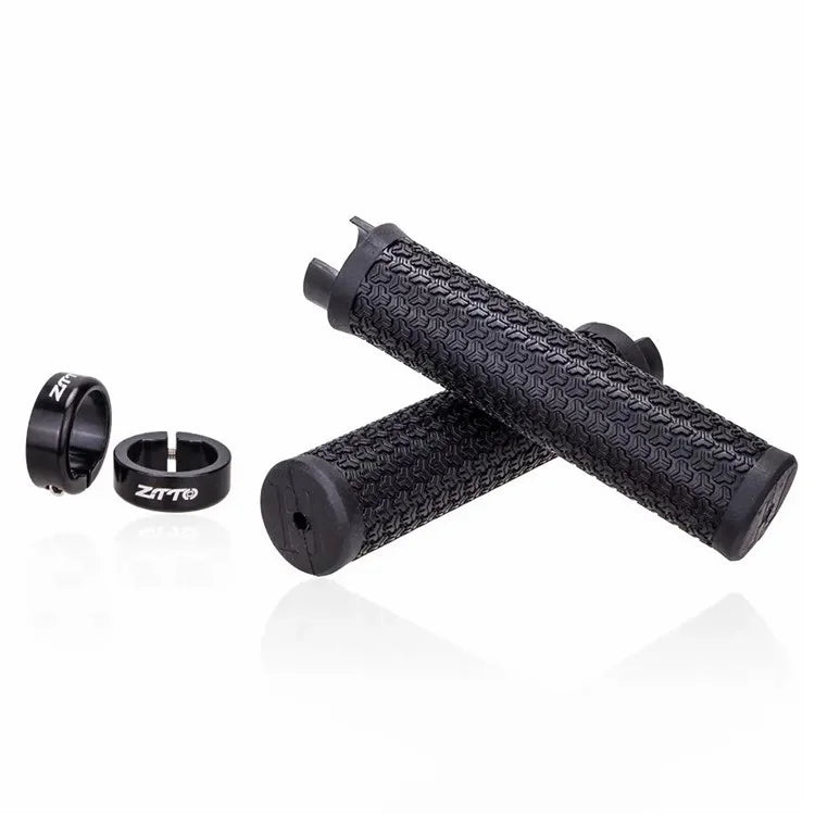 ZTTO AG13 Bike Aluminum Alloy Lockable Ring Grip Anti-Slip Rubber Handle Grip