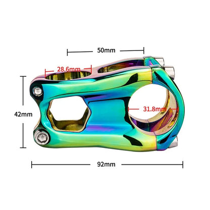 ZTTO AMBL2 31.8x50mm Bike Handlebar Short Stem Aluminum Alloy MTB Bicycle Stem Riser