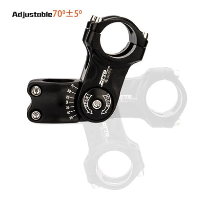 ZTTO CNCKTBL Angle Adjustable Bike Handlebar Stem CNC Aluminum Alloy MTB Bicycle Stem Riser+Red