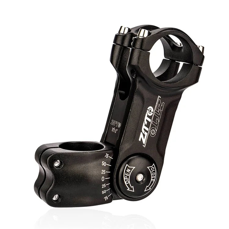 ZTTO CNCKTBL Angle Adjustable Bike Handlebar Stem CNC Aluminum Alloy MTB Bicycle Stem Riser+Red