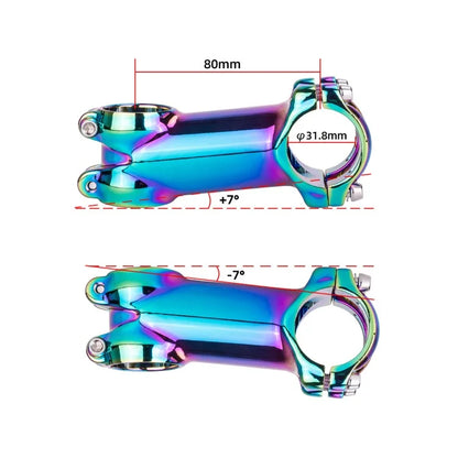 ZTTO Aluminum Alloy MTB Road Bicycle Colorful Stem Riser Bike Handlebar Stem
