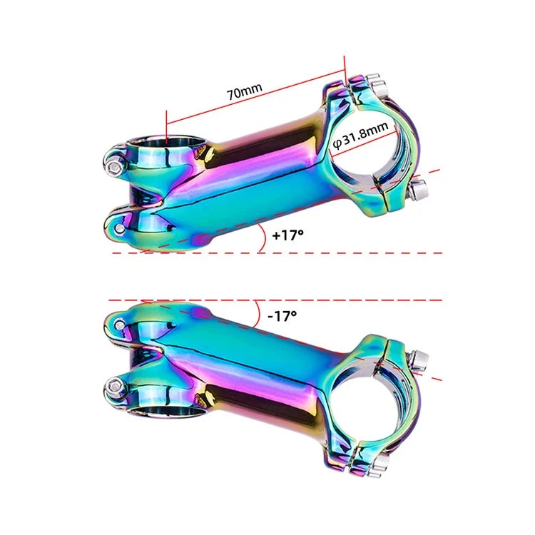 ZTTO Aluminum Alloy MTB Road Bicycle Colorful Stem Riser Bike Handlebar Stem