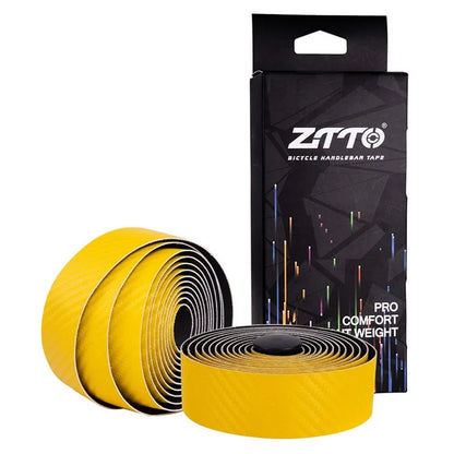 ZTTO GLBD3 2Pcs Carbon Fiber Bicycle Handlebar Anti-skid Tape Road Bike Handlebar Wrap Strap