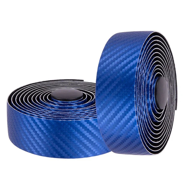 ZTTO GLBD3 2Pcs Carbon Fiber Bicycle Handlebar Anti-skid Tape Road Bike Handlebar Wrap Strap