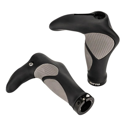 ZTTO AG43 1 Pair Bicycle Ergonomic Horn Shape Handlebar Grip Cover for MTB Bike